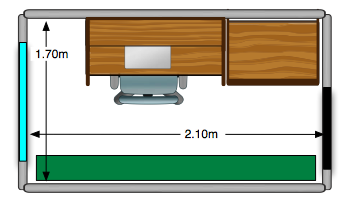 schematic view of my room